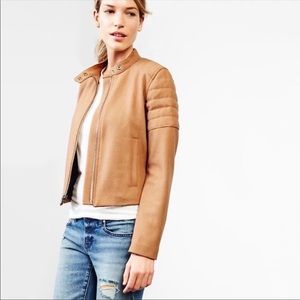 Gap - wool motto jacket - camel - size M